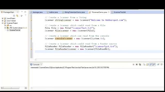 How to use Scanner Class API in Java смотреть онлайн