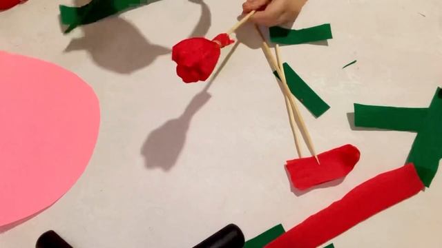 Тюльпан из гофрированной бумаги смотреть онлайн