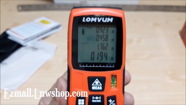 LOMVUM เครื่องวัดระยะ/พื้นที่/ปริมาตร แบบเลเซอร์ พร้อมรีวิวการใช้งานจากสถานที่จริง смотреть онлайн