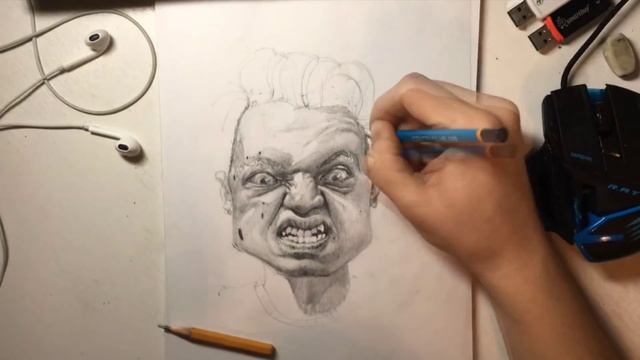 Как нарисовать карикатуру? / How to draw caricature смотреть онлайн