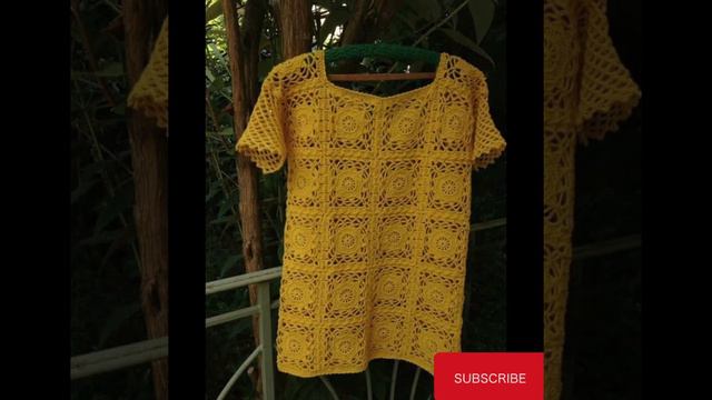 Handmade❤️Crochet Knitting  Blouse Design