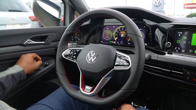 2024 Volkswagen Golf GTI S Opal White Pearl | Video Tour with Angel смотреть онлайн