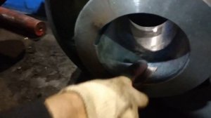 Ремонт разбитого шпоночного паза металлонаполненным составом повышенной твердости Loctite 3478.