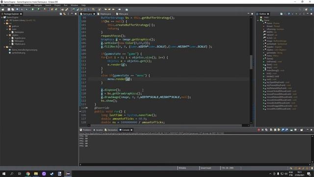Game engine em Java para projetos futuros #02 menu principal смотреть онлайн