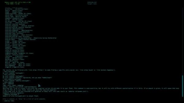 Starsector Command Console Mod - Lets Cheat!