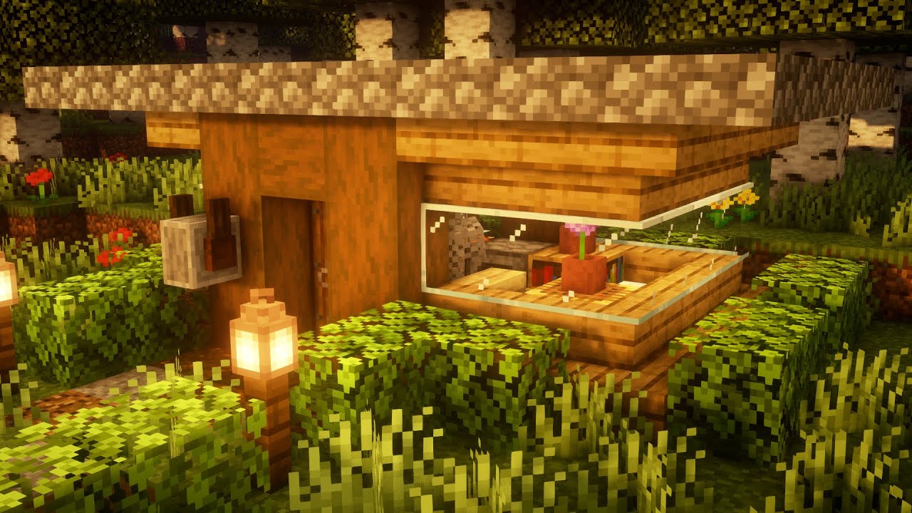 СТАРТОВЫЙ ДОМ В МАЙНКРАФТЕ! смотреть онлайн