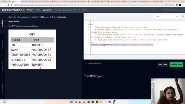 SQL DAY 26 - SQL HackerRank Questions #sql смотреть онлайн