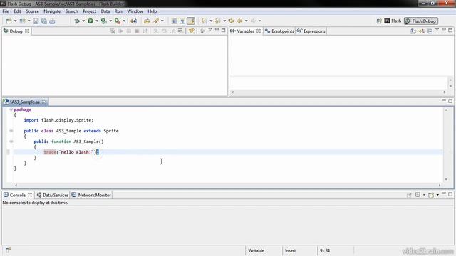 ActionScript 3.0 Chapter 3.3 Compling and Debugging смотреть онлайн