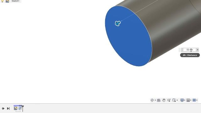 Fusion 360 - Using press pull to modify an extrusion смотреть онлайн