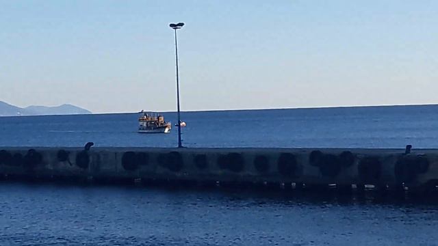 Аланья Махмутлар! Турция зимой!Пристань в Аланье! Вид на маяк! смотреть онлайн