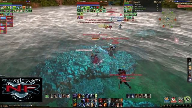 Archeage. Кушаем толпой одиночные фраги на росе). смотреть онлайн