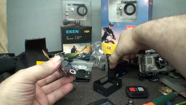 Камера Eken или GoPro 4. Объектив +2 микрофона. Eken H9 или H9R ? смотреть онлайн