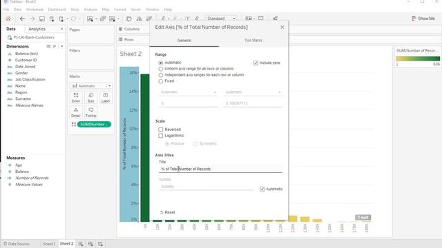 how to make histograms with dynamic bin sizes in Tableau смотреть онлайн