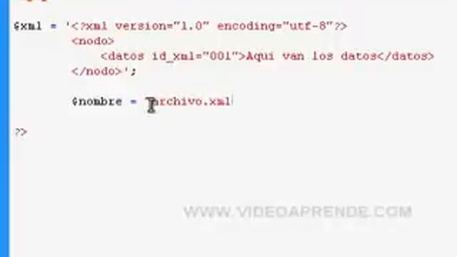 Crear Archivos XML en PHP - VideoAprende.com смотреть онлайн