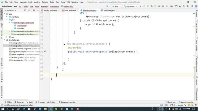 How to Implement Volley Library in Android Studio in bangla| VolleyLibrary ||2021 смотреть онлайн