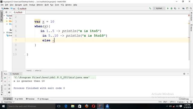 When statement in kotlin. Kotlin Programming tutorial in Hindi смотреть онлайн