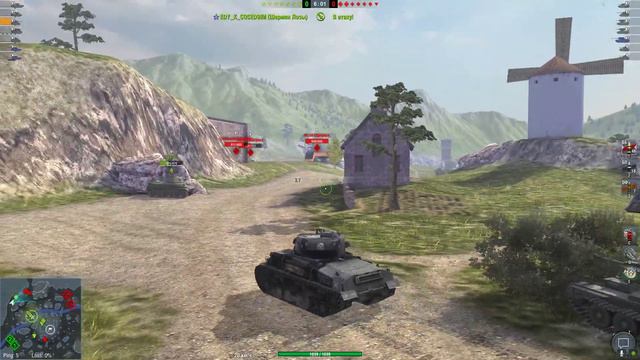 World of Tanks Blitz танк кинозвезда Fury за деньги в игре смотреть онлайн