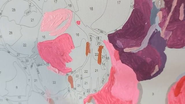 Картина по номерам/ Процесс рисования/ Мотивация на рисование смотреть онлайн
