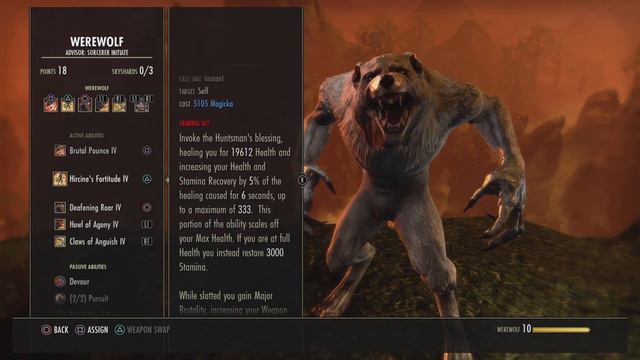 ESO - BEST 1vX Werewolf PvP Build For Blackwood DLC - 40k to 50k resistance with Gaze of Sithis смотреть онлайн