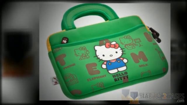 Hello Kitty Themed iPad/10" Tablet Sleeve with Handles in Green review смотреть онлайн