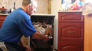 замена нижнего тэна в духовке электроплиты Мечта