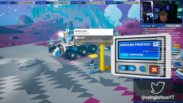 A Base on Vesania?! Astroneer (Twitch Archives) смотреть онлайн
