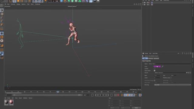 Cinema 4D Mixamo объединить анимацию смотреть онлайн