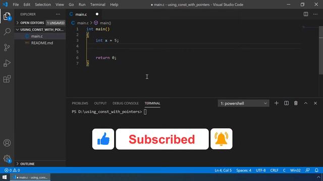 "const" with Pointers in C Explained смотреть онлайн