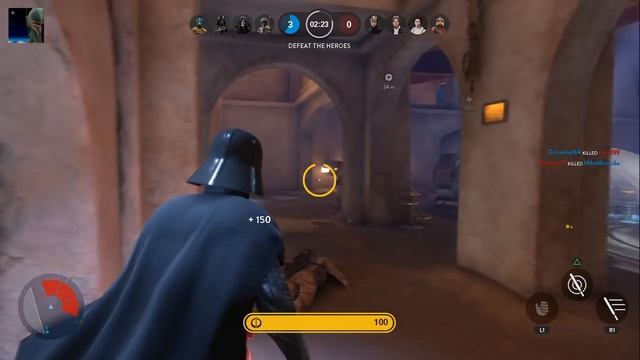 Star Wars Battlefront - Outer Rim DLC Heroes vs Villains Gameplay PS4 60fps (No Commentary) смотреть онлайн