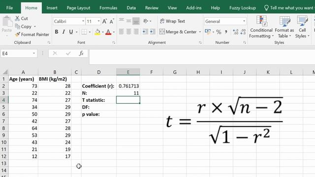 How To Perform A Pearson Correlation Test In Excel смотреть онлайн