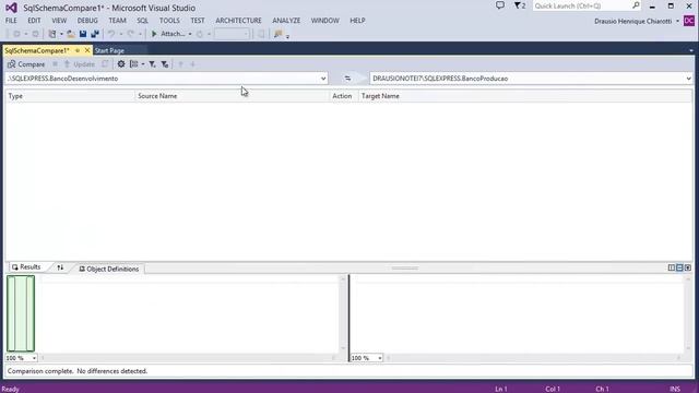 PD - Comparar Estrutura do SQL Server com Visual Studio 2013 ( How to Compare Database Schemas ) смотреть онлайн