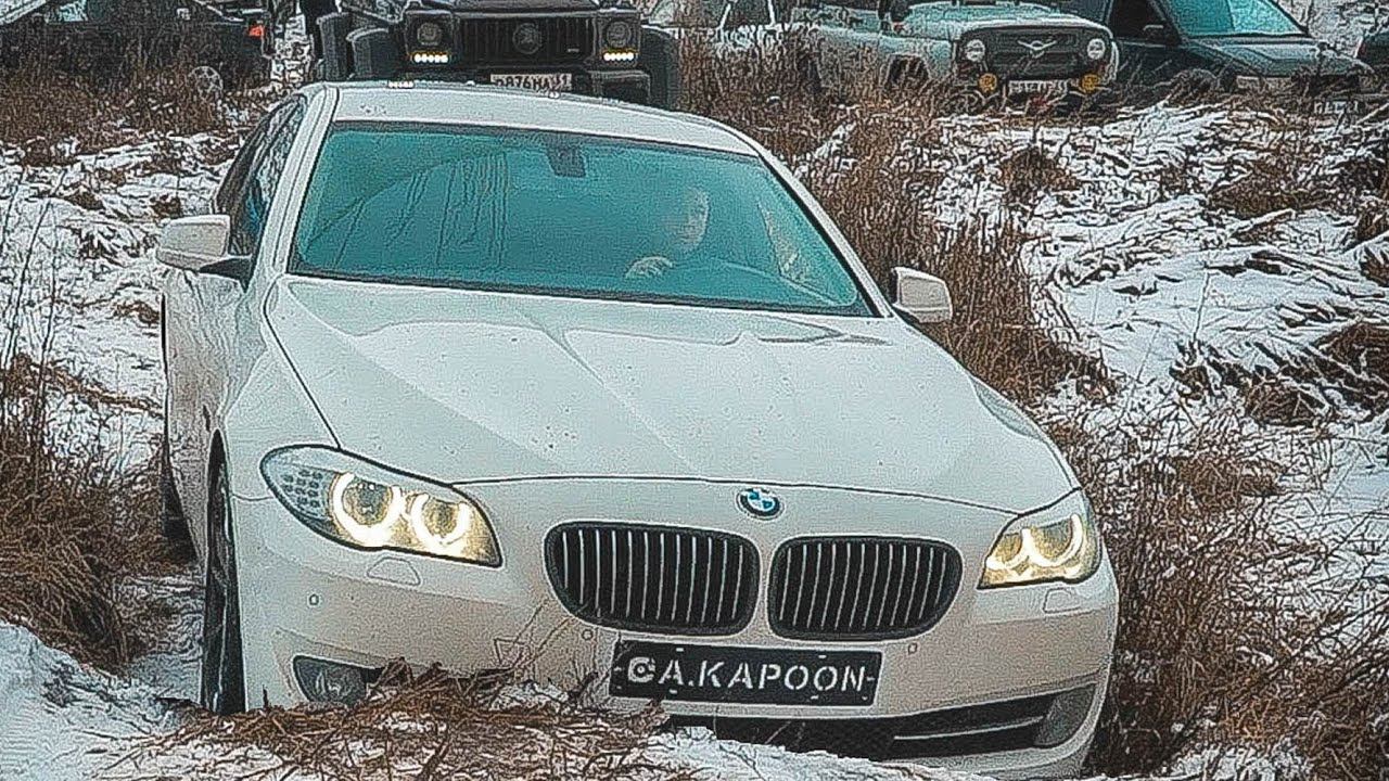 Что может AUDI A6 против BMW 5 на БЕЗДОРОЖЬЕ смотреть онлайн