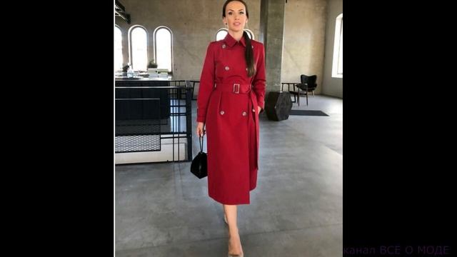 Модные плащи и тренчи 2019- Fashionable raincoats and trench coats 2019 смотреть онлайн