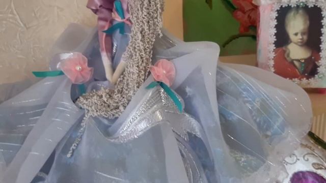 Новая кукла тильда Моника. Подарок. смотреть онлайн