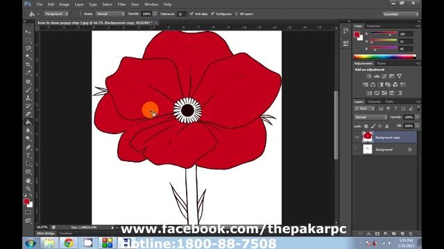 Photoshop - How To Use Paint Bucket Tools смотреть онлайн