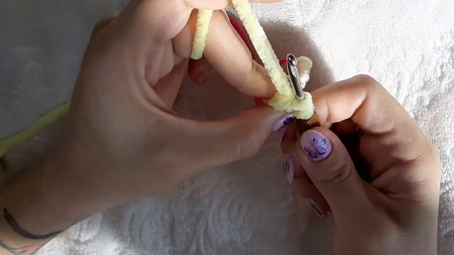 Как без труда связать несколько рядов подряд из 6сбн. Вяжем крючком. Амигуруми. Плюшевая пряжа. смотреть онлайн