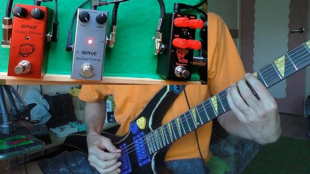 Педали хорус Saphue Classic Chorus и Analog Chorus смотреть онлайн