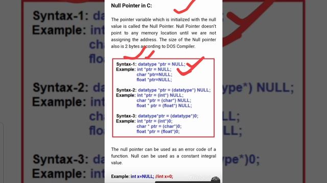 WHAT IS NULL pointer in C WITH EXAMPLE IN TELUGU смотреть онлайн