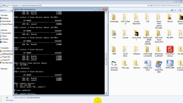 How to Create table oracle bangla Class No 2 смотреть онлайн
