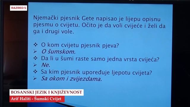 B5172 Bosanski jezik Šumski Cvijet Arif Haliti смотреть онлайн