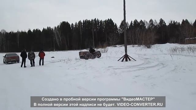 Самодельный снегоход. смотреть онлайн