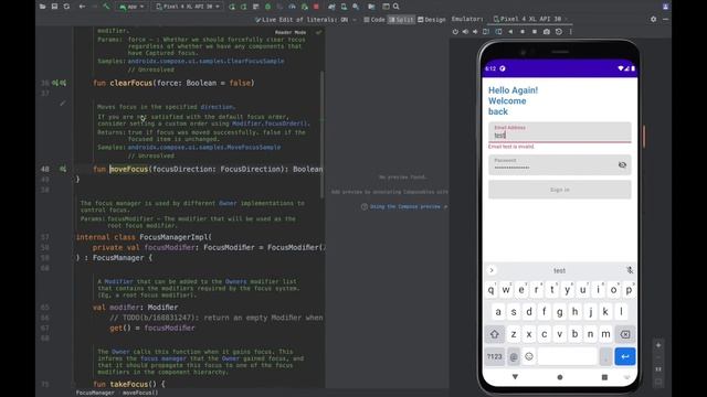 Jetpack Compose - Login Keyboard Actions (Build a Login Screen Part 3) смотреть онлайн