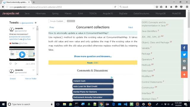 How to atomically update a value in ConcurrentHashMap?
| javapedia.net смотреть онлайн