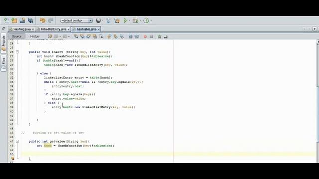 Hashing Java Program смотреть онлайн