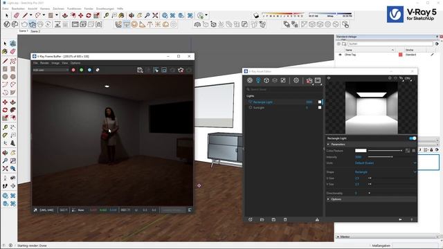 Gerrit’s Einführung V-Ray 5. f. Sketchup - Teil 4: Beleuchtung, LightGen смотреть онлайн
