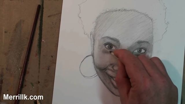 Pencil Drawing Tips- Smile Expression- Demonstration How to Draw and Shade a Realistic Face смотреть онлайн