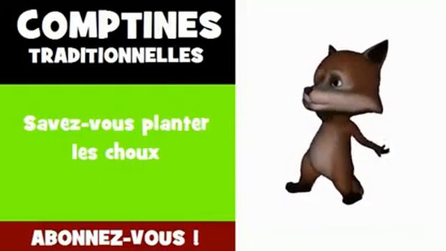 COMPTINE DU RENARD = Savez vous planter les choux смотреть онлайн