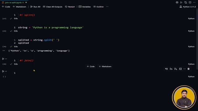 join vs split | Python Interview Question | String Manipulation | Python Basic смотреть онлайн