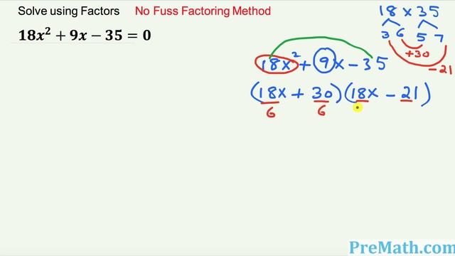Solve Quadratic Equations By Factoring - Simple Trick No Fuss! смотреть онлайн