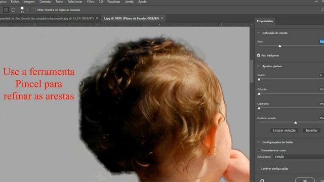 Como usar a Refine Edge, Photoshop CC 2017 смотреть онлайн